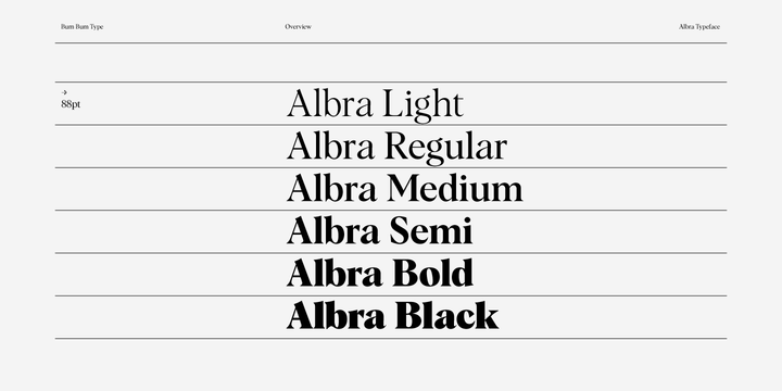 Пример шрифта Albra #3